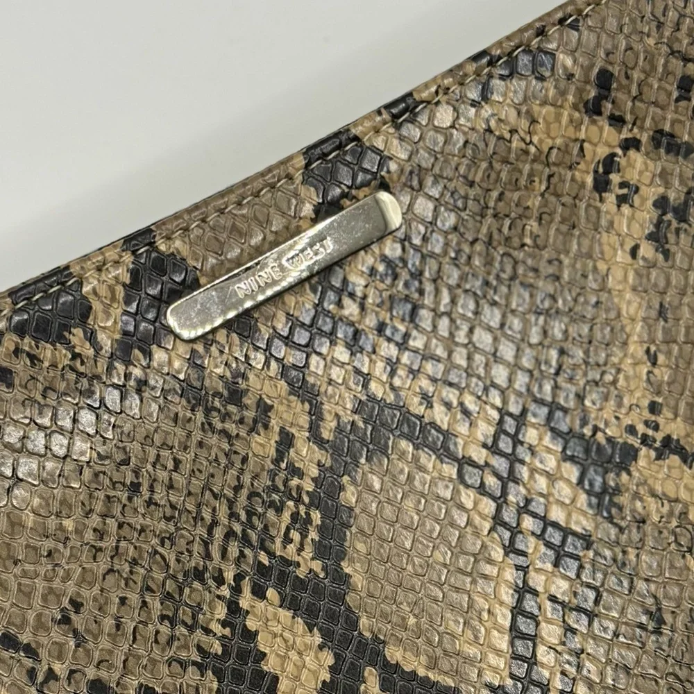 Vintage Y2K snakeskin underarm handbag purse Nine West